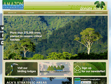 Tablet Screenshot of amazonconservation.org